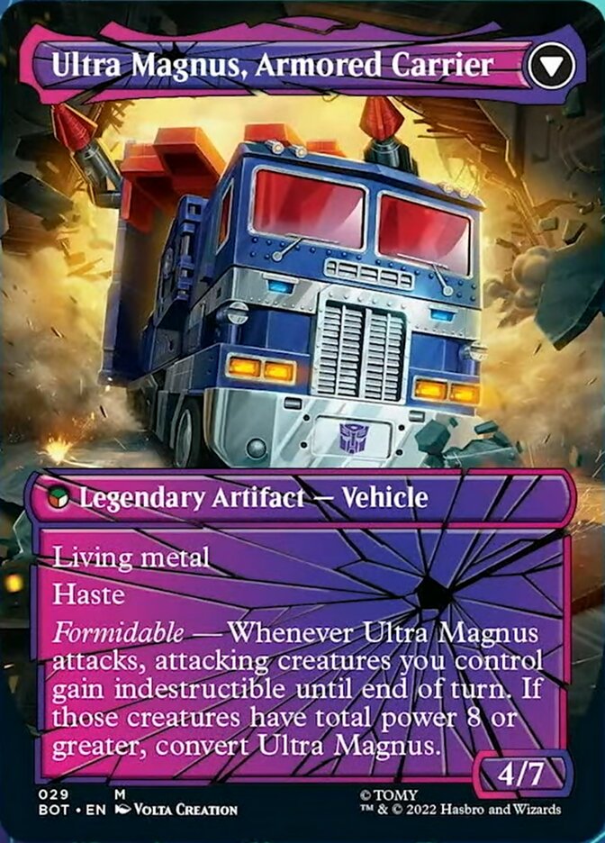 Ultra Magnus, Tactician // Ultra Magnus, Armored Carrier (Shattered Glass) [Universes Beyond: Transformers]