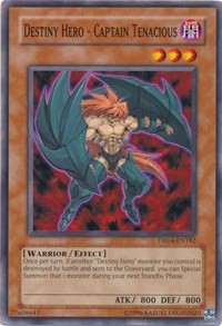 Destiny Hero - Captain Tenacious [DR04-EN182] Common