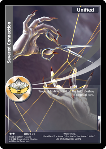 Severed Connection [Alt Art] (BH01-01) [Bountiful Harvest Season One - 1st Edition]
