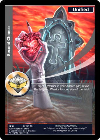 Second Chance [Alt art] (BH01-02) [Bountiful Harvest Season One - 1st Edition]