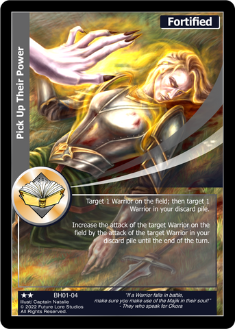 Pick Up Their Power [Alt Art] (BH01-04) [Bountiful Harvest Season One - 1st Edition]