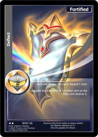 Deflect [Alt art] (BH01-05) [Bountiful Harvest Season One - 1st Edition]