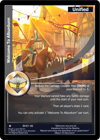 Welcome To Alburdunn (BH01-06) [Bountiful Harvest Season One - 1st Edition]