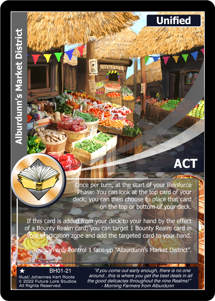 Alburdunn's Market District (BH01-21) [Bountiful Harvest Season One - 1st Edition]