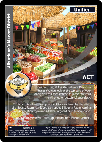 Alburdunn's Market District (BH01-21) [Bountiful Harvest Season One - 1st Edition]