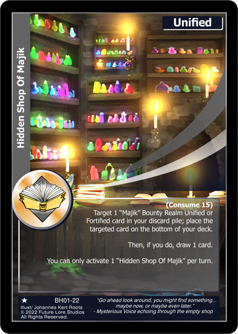 Hidden Shop Of Majik (BH01-22) [Bountiful Harvest Season One - 1st Edition]