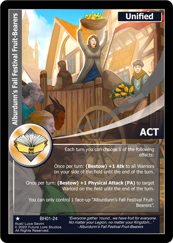 Alburdunn's Fall Festival Fruit-Bearers (BH01-24) [Bountiful Harvest Season One - 1st Edition]