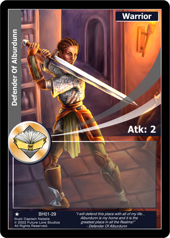 Defender Of Alburdunn (BH01-29) [Bountiful Harvest Season One - 1st Edition]