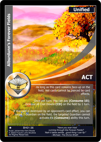 Alburdunn's Forever Fields (BH01-36) [Bountiful Harvest Season One - 1st Edition]