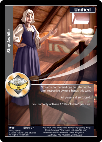 Stay Awhile (BH01-37) [Bountiful Harvest Season One - 1st Edition]