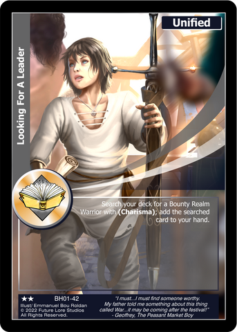 Looking For A Leader (BH01-42) [Bountiful Harvest Season One - 1st Edition]