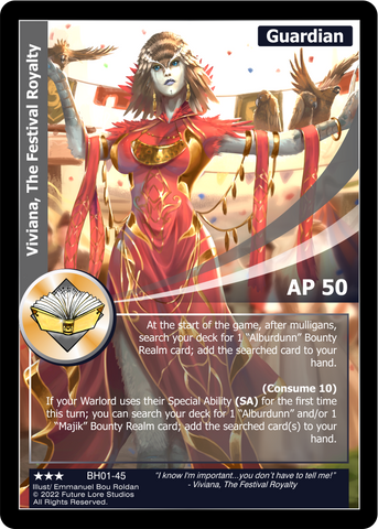 Viviana, The Festival Royalty (BH01-45) [Bountiful Harvest Season One - 1st Edition]