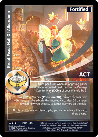 Great Feast Hall Of Alburdunn (BH01-12) [Bountiful Harvest Season One - 1st Edition]