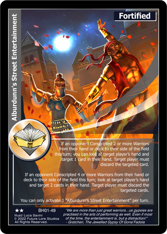 Alburdunn's Street Entertainment (BH01-49) [Bountiful Harvest Season One - 1st Edition]