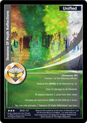 Seasons Of Majik Reflections (BH01-57) [Bountiful Harvest Season One - 1st Edition]