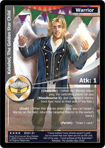 Kakabel, The Golden Star Child (BH01-61) [Bountiful Harvest Season One - 1st Edition]