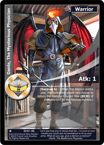 Dante, The Mysterious Physician (BH01-66) [Bountiful Harvest Season One - 1st Edition]