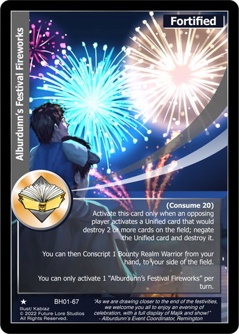 Alburdunn's Festival Fireworks (BH01-67) [Bountiful Harvest Season One - 1st Edition]