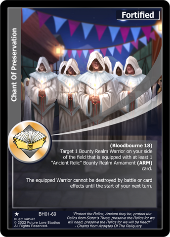 Chant Of Preservation (BH01-69) [Bountiful Harvest Season One - 1st Edition]