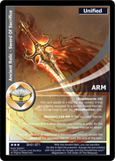 Ancient Relic Sword Of Sacrifice (BH01-BT1) Foil [Bountiful Harvest Season One - 1st Edition]