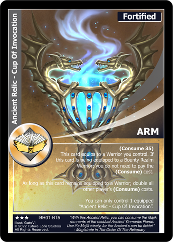Ancient Relic - Cup Of Invocation (BH01-BT5) Foil [Bountiful Harvest Season One - 1st Edition]