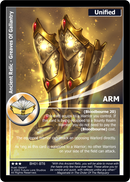 Ancient Relic - Greaves Of Gallantry (BH01-BT6) Foil [Bountiful Harvest Season One - 1st Edition]