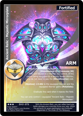 Ancient Relic - Majestic Mirrorplate (BH01-BT8) Foil [Bountiful Harvest Season One - 1st Edition]