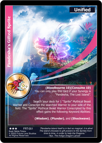 Pandesha's Gifted Sprite (FRT-051) [Frontiers - 1st Edition]