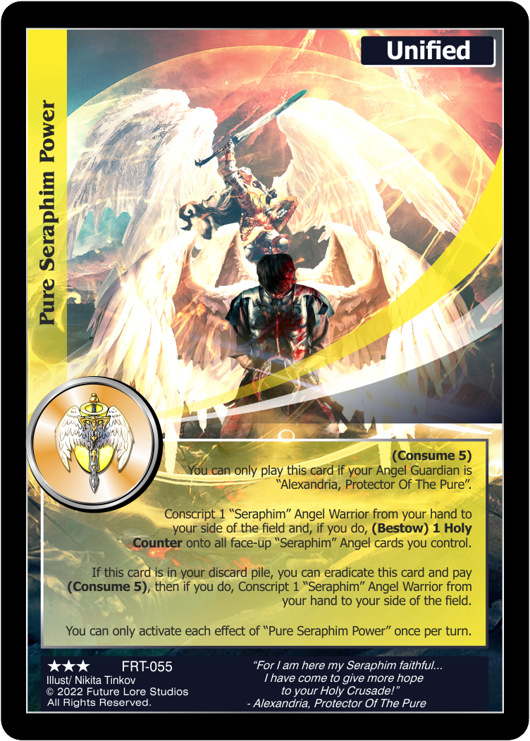 Pure Seraphim Power (FRT-055) [Frontiers - 1st Edition]