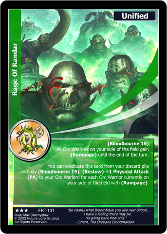 Rage of Randar (FRT-101) [Frontiers - 1st Edition]