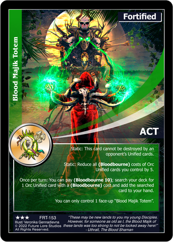 Blood Majik Totem (FRT-153) [Frontiers - 1st Edition]