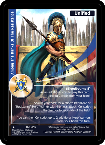 Among The Ranks Of The Resistance (RVL-009) [Ravaged Lands - 1st Edition]