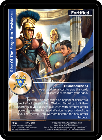 Rise Of The Forgotten Resistance (RVL-010) [Ravaged Lands - 1st Edition]