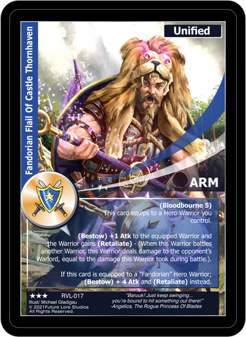 Fandorian Flail Of Castle Thornhaven (RVL-017) [Ravaged Lands - 1st Edition]