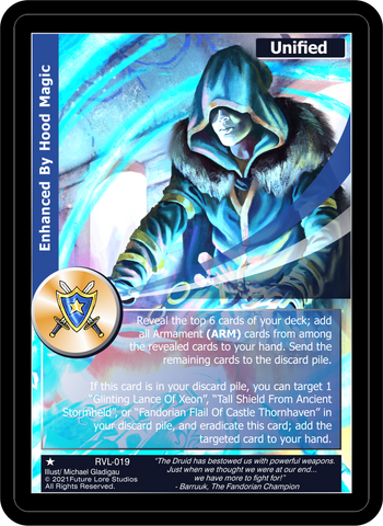 Enhanced By Hood Magic (RVL-019) [Ravaged Lands - 1st Edition]