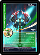 Slugoth's Legendary Blood-Axe (RVL-042) Foil [Ravaged Lands - 1st Edition]