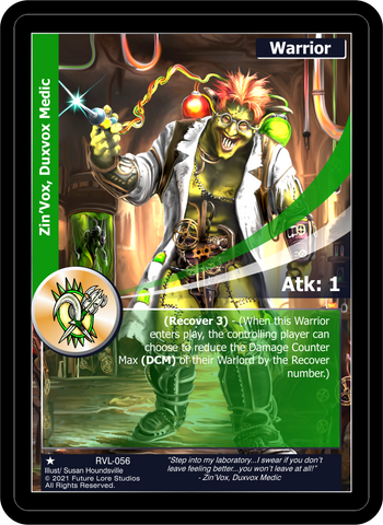 Zin'Vox, Duxvox Medic (RVL-056) [Ravaged Lands - 1st Edition]