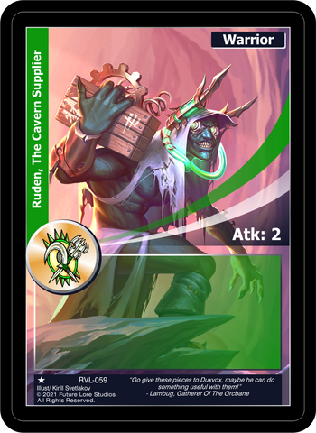 Ruden, The Cavern Supplier (RVL-059) [Ravaged Lands - 1st Edition]