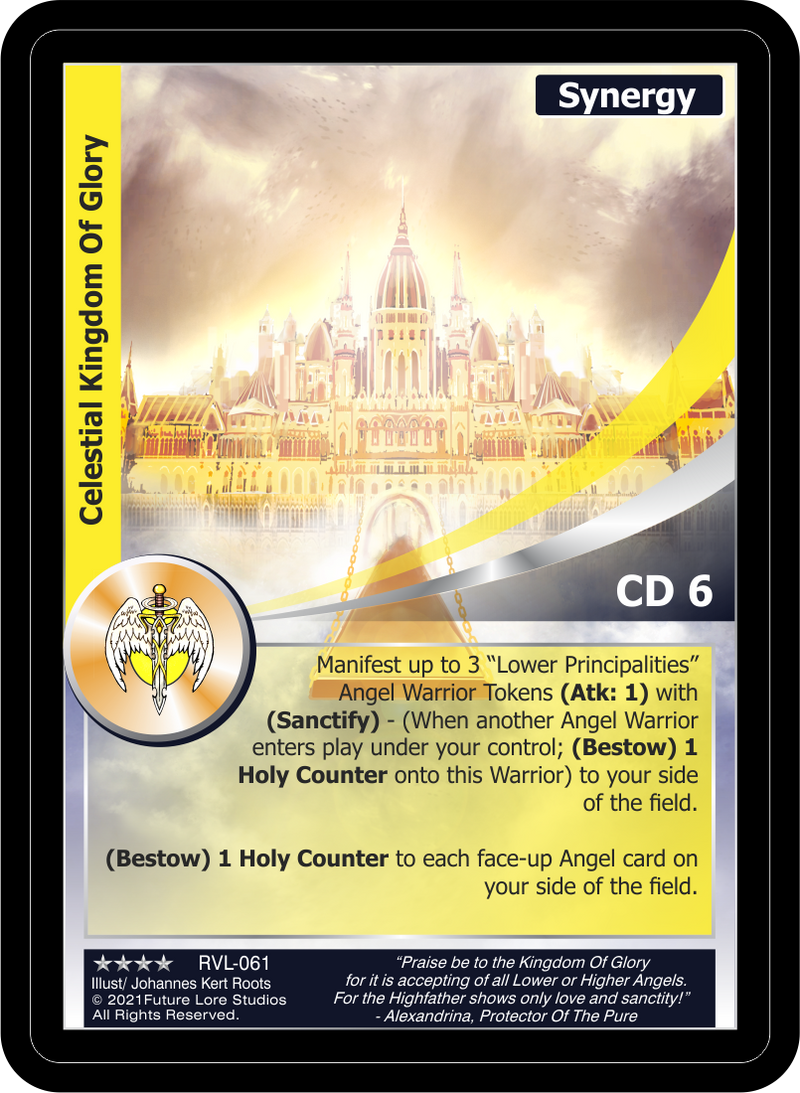 Celestial Kingdom Of Glory (RVL-061) Foil [Ravaged Lands - 1st Edition]