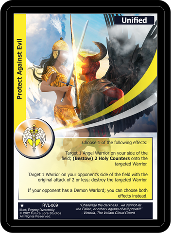 Protect Against Evil (RVL-069) [Ravaged Lands - 1st Edition]