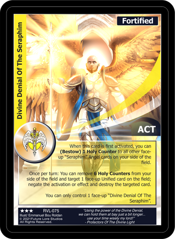 Divine Denial Of The Seraphim (RVL-075) [Ravaged Lands - 1st Edition]