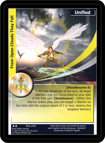 From Open Clouds They Fall (RVL-076) [Ravaged Lands - 1st Edition]