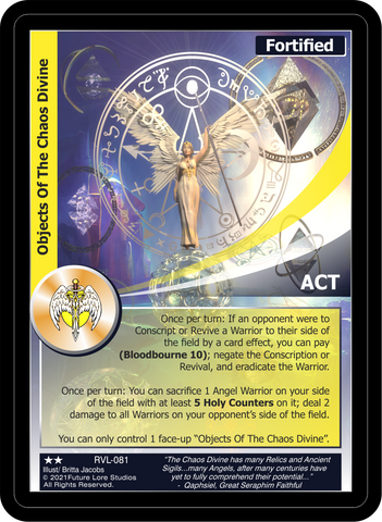 Objects Of The Chaos Divine (RVL-081) [Ravaged Lands - 1st Edition]