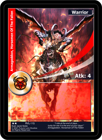 Armageddon, Horsemen Of The Fallen (RVL-115) [Ravaged Lands - 1st Edition]