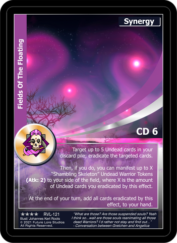 Fields Of The Floating (RVL-121) Foil [Ravaged Lands - 1st Edition]