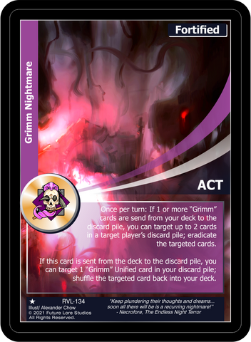 Grimm Nightmare (RVL-134) [Ravaged Lands - 1st Edition]