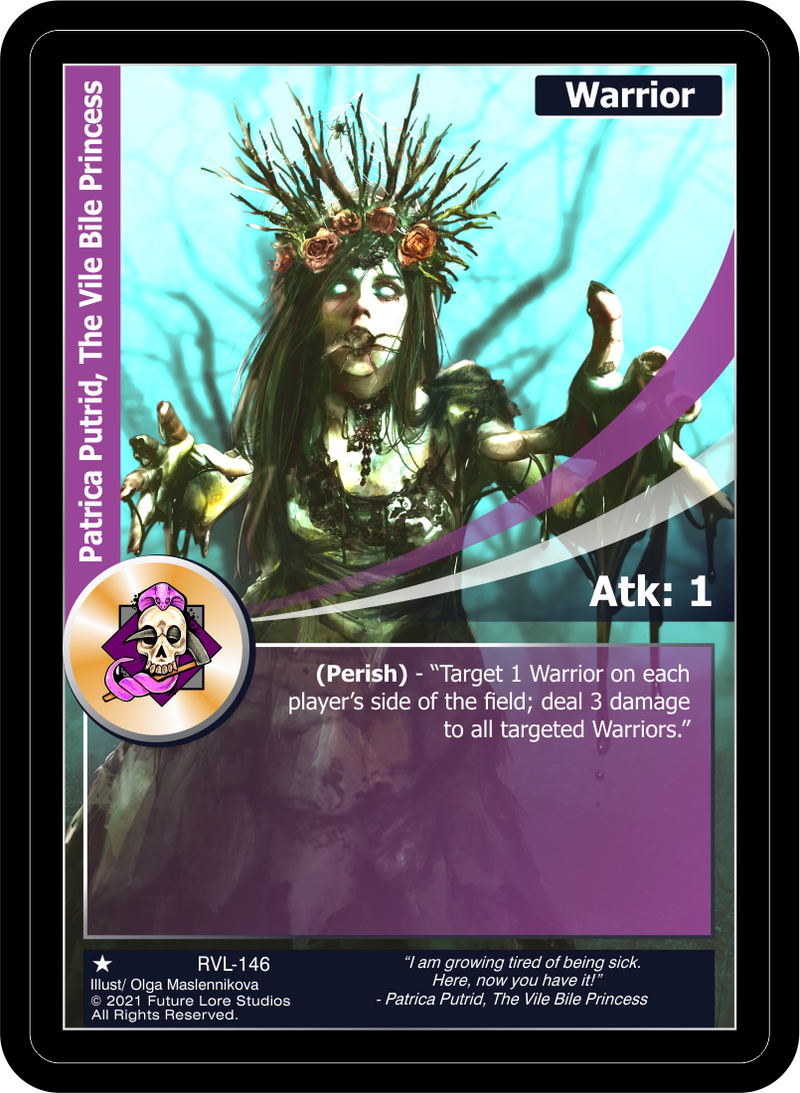 Patrica Putrid, The Vile Bile Princess (RVL-146) [Ravaged Lands - 1st Edition]