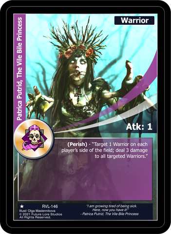 Patrica Putrid, The Vile Bile Princess (RVL-146) [Ravaged Lands - 1st Edition]