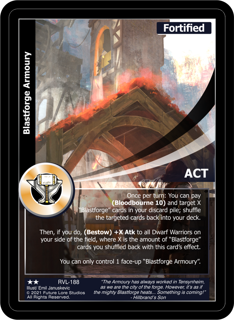 Blastforge Armoury (RVL-188) [Ravaged Lands - 1st Edition]