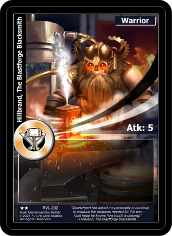 Hillbrand, The Blastforge Blacksmith (RVL-202) [Ravaged Lands - 1st Edition]